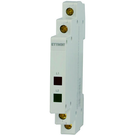 ETTROIT JXB1D-200 Voyant LED biphasé pour lampe de signalisation sur rail DIN JAUNE