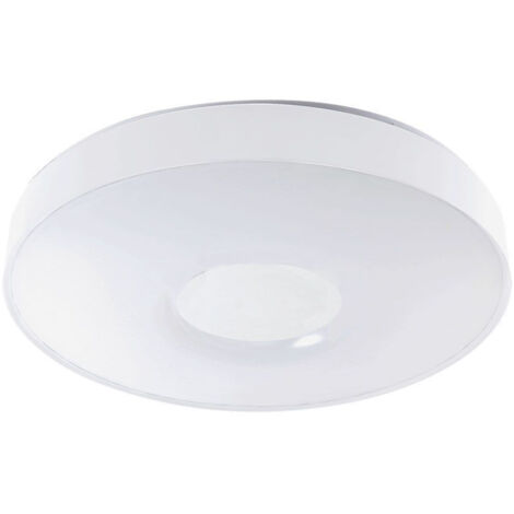 Plafonnier LED rond V-TAC 60W dimmable avec télécommande CCT 3en1, Corps Blanc D495mm 3000-6500K Cache disque - 23592 (1/5)
