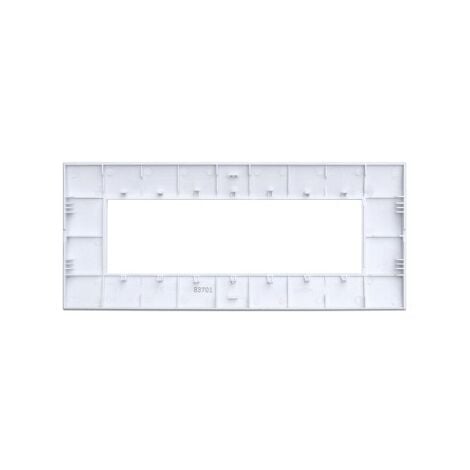 VIMAR Série Idea – Plaque Classica 4 Module En Plastique Noir