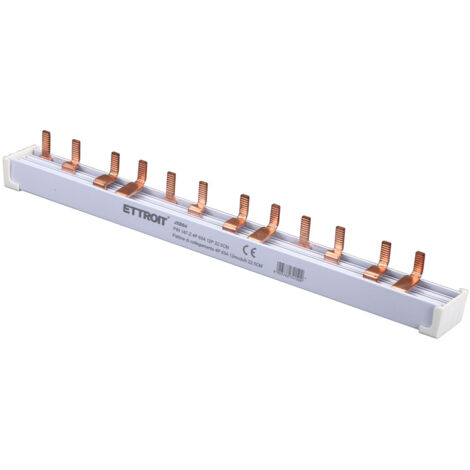 ETTROIT JXBS4 Connexion jeu de barres 4P 63A 12modules 22,5CM