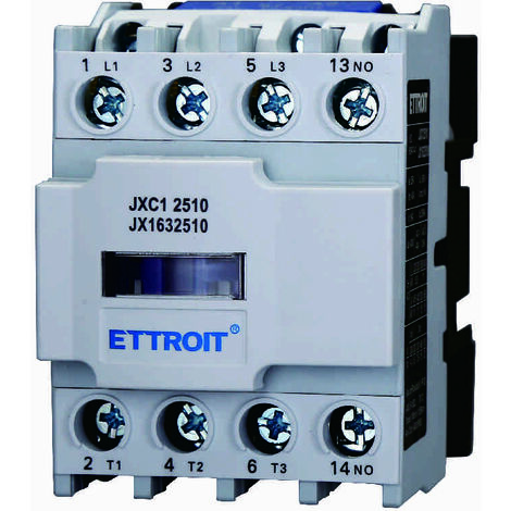 ETTROIT JX1632510 JXC1 Contacteur triphasé AC 24V 50/60Hz Bobine 3P 3 pôles Normalement ouvert Ie 25A Ue 380V