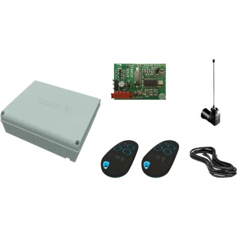Came – Kit radio de contrôle d'accès 433 MHz – Gère jusqu'à 5000 émetteurs – Indice de protection IP54 – Système pour gestion d'accès temporaires