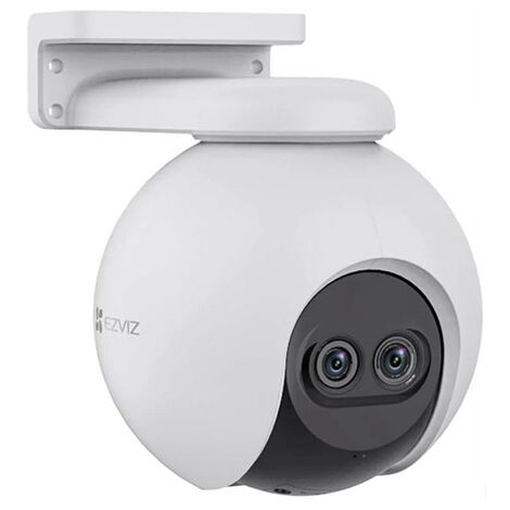 Ezviz – Caméra de surveillance extérieure WiFi PTZ 8x – Double objectif – Vision nocturne 30m – Détection IA – IP65 – Audio bidirectionnel