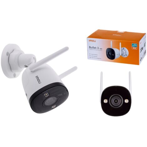 Caméra extérieure Wi-Fi IMOU Bullet 3 5MP 3K Full Color IR imousense dissuasion active et sirène intégrée IPC-S3EP-5M0WE (1/5)