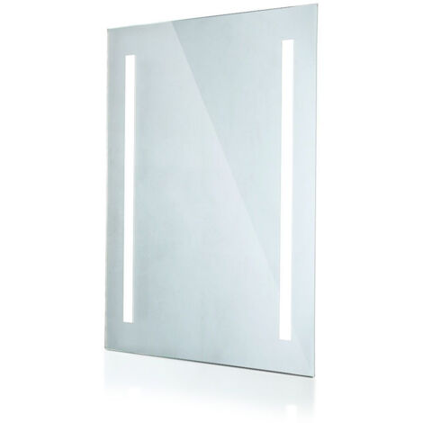 Miroir LED rectangulaire 38W avec systàème anti-buée 80060035mm 6400K IP44 (1/5)