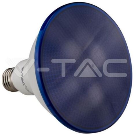 V-Tac – Ampoule LED PAR38 17W E27 lumière bleue 1300 Lumen – 20 000 heures de vie – Dimmable non – 92066 - vt-1227