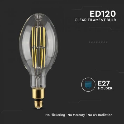 V-TAC Evolution Series VT-2324 Ampoule 24W LED filament super brillant 160LM/W E27 blanc froid 6400K - SKU 2817