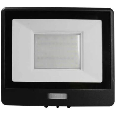 V-Tac – Projecteur à détecteur de mouvement 50W – 4000lm blanc froid 6400K – Aluminium IP65 pour extérieur – Capteur crépusculaire et infrarouge (1/9)