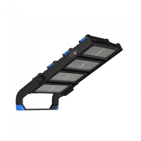 V-TAC SUPER PRO VT-1002D Projecteur LED 1000W 4000K chip samsung Haute Lumens 120LM/W driver meanwell corps noir dimmable IK08 IP65 - SKU 499