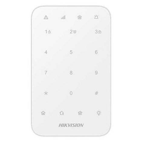 Hikvision AXPRO DS-PK1-E-WE Clavier tactile Keypad LED Alarme interne sans fil Wireless 868MHz
