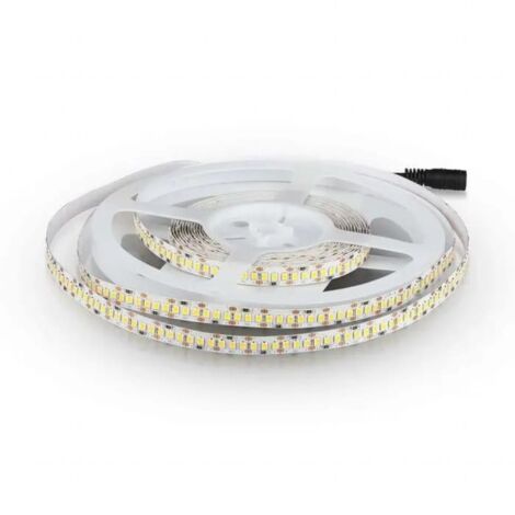 Ruban LED V-TAC SMD3528 18 W/m 5 m 204 LED/m 12 V Blanc naturel IP20 10 mm (1/5)