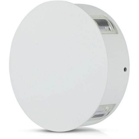 V-TAC VT-706 Applique murale LED 4W blanc neutre 4000K corps aluminium rond blanc IP65 - SKU 8214 (1/5)