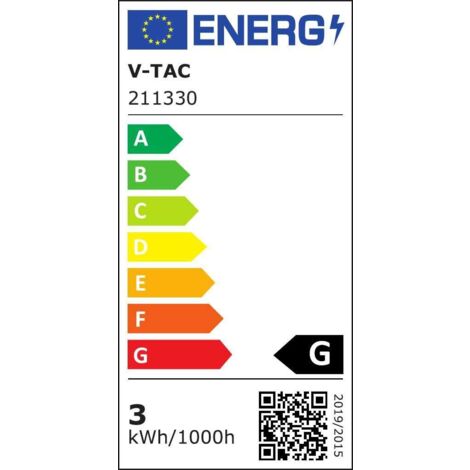 V-TAC VT-1162 Applique LED Montage en Surface Steplight 3W 110LM Rectangulaire Gris IP65 211330 Blanc Naturel 4000K