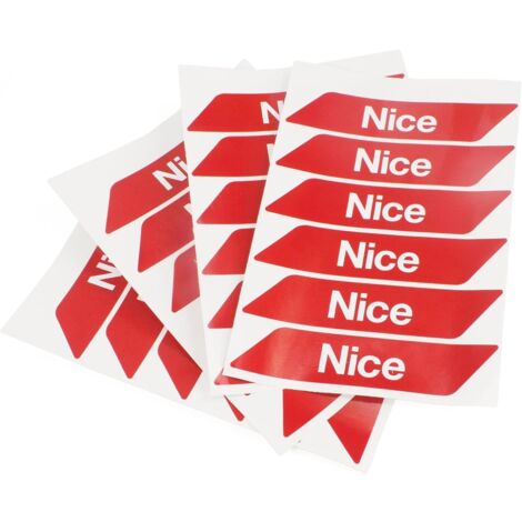 Nice WA10 Bandes adhésives réfléchissantes rouges - 24pcs