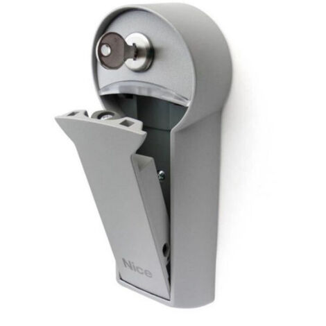 Nice – KIO – Sélecteur à clé pour contacts basse tension – Mécanisme de déclenchement par câble métallique – IP55, 50Vac, 1A (1/5)