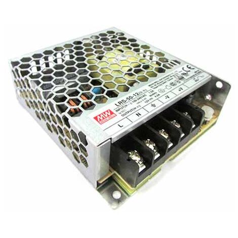50.4W 12Vdc 4.2A Sortie unique de commutation d'alimentation LRS-50-12 MEANWELL