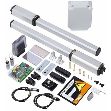 LEADER KIT FAAC Automatisme portail 2 vantaux max 1,8M par vantail Moteur battant 230V 402 CBC - 105633445
