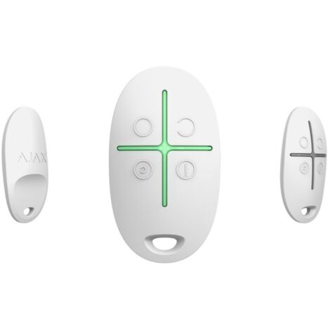 Télécommande bidirectionnelle sans fil – Portée 1300m – 4 boutons – Alimentation CR2032 – Compatible avec hub Ajax