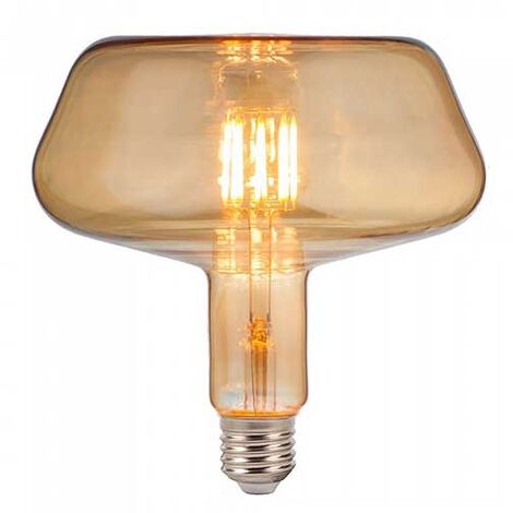 V-TAC Ampoule LED E27 8W T180 Filament Ambre 1800K (1/6)