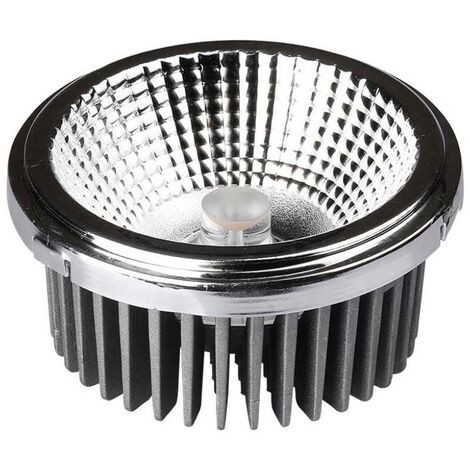 V-Tac VT-1121 Spot Led AR111 ampoule 20W GX53 12v lumière blanche naturelle 4000K réflecteur COB 20° et 40° sku 212793