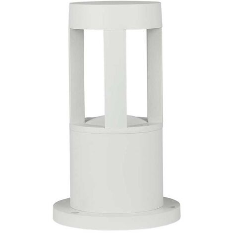 V-TAC VT-830 Lampadaire de jardin led cob 10W 25cm corps blanc IP65 blanc naturel 4000K - SKU 128317