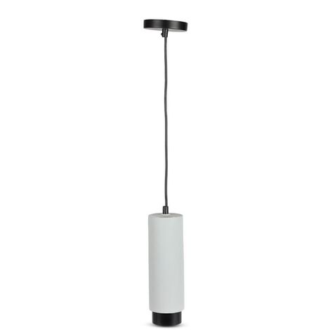 V-TAC VT-864 1mt GU10 luminaire suspendu à led avec suspension en métal noir - sku 3134 (1/5)