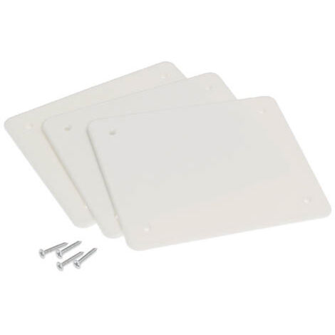 Lot De 20 Plaques De Recouvrement Pour Arroseur Incendie 3/4" - Acier Inoxydable Argenté - Neuf