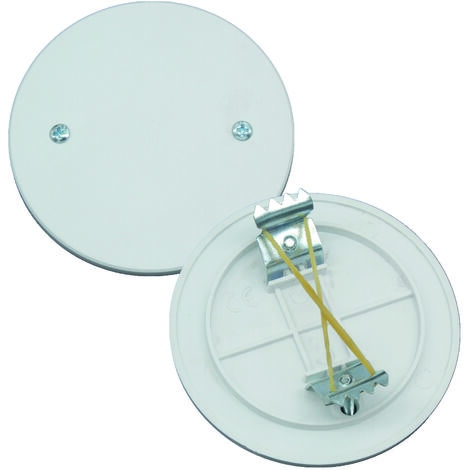 Couvercle expansible avec clips pour boîte d'encastrement ronde 65mm Couvercle expansible avec clips pour boîte d'encastrement ronde 65mm