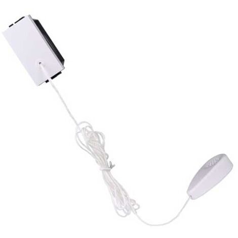 Bouton-poussoir à cordon 1P 16A 250V compatible Bticino Livinglight couleur blanc