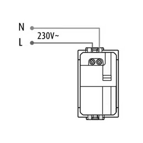 Chargeur USB Type-A compatible Vimar Plana 5Vdc 2.1A couleur blanc Ettroit EV2401