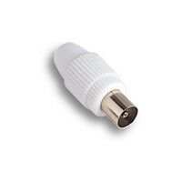 Fiche coaxiale FANTON TV Ø 9,5 mm connexion droite pour câbles jusqu&39à 7 mm de diamètre