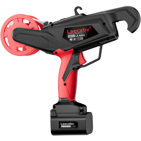 Legatrice per Vigneto a Batteria,Laecabv  6 Livelli di avvolgimento, Legatrice elettrica a 2X2Ah Batteria al Litio, Vine