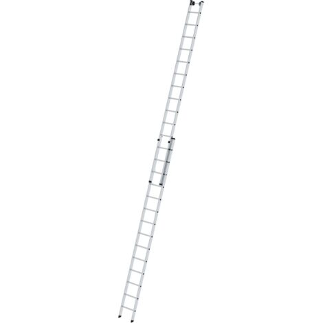 MUNK Aluminium-Schiebeleiter 2-teilig ohne Traverse 2x14 Sprossen
