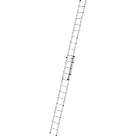 MUNK Aluminium-Schiebeleiter 2-teilig ohne Traverse 2x12 Sprossen