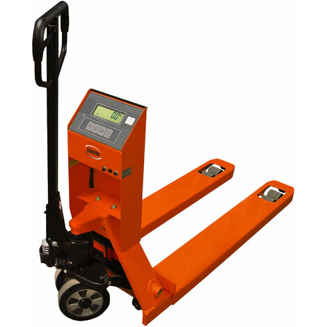 Schefer Gabelhubwagen Pimus mit Waage Tragkraft 2200kg (1/2)
