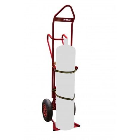 FIMM Sackkarre für Transport von 1 Flasche mit einem Hubmast Tragkraft 250kg (1/3)