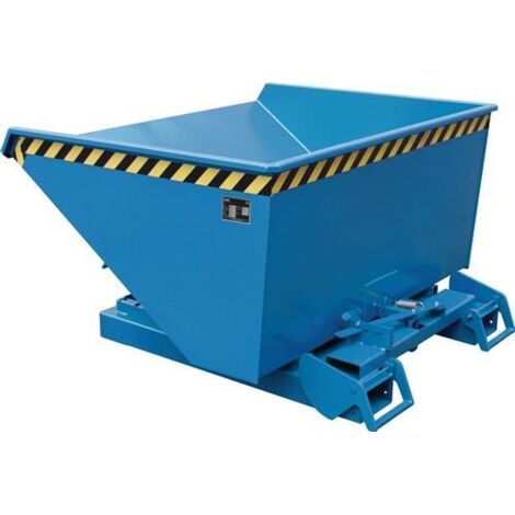 Bauer Kippbehälter 4A 600, lackiert, Gelborange (1/2)