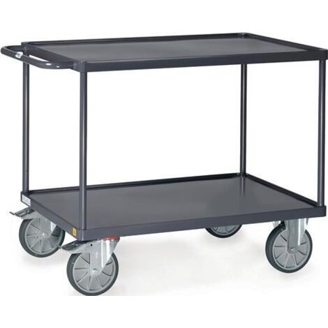 Fetra ESD Tischwagen Stahlblech Wannen Ladefläche 1.200x800mm (1/2)