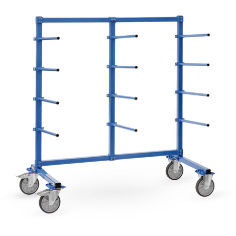 Fetra Tragarmwagen 12 Tragarme 5° geneigt 1600x800mm Rahmen mit PVC (1/3)