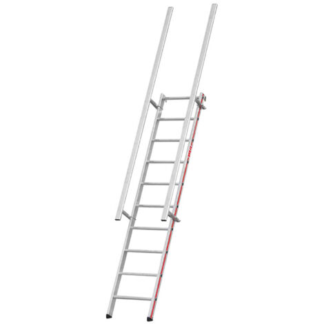 Industrietreppe 6 Stufen - Standhöhe 1.40m - Stufenbreite 500mm - Anstellwinkel 68° - 805806