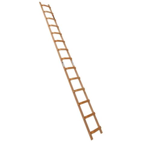 Euroline Holz Dachdeckerleiter 14 Sprossen