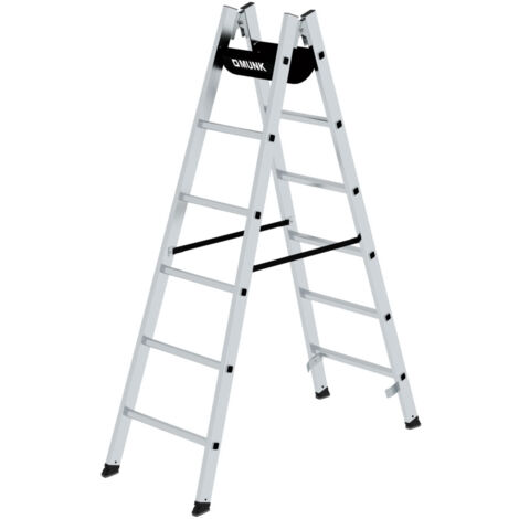 Günzburger Steigtechnik Sprossen-Stehleiter 2 x 6 Sprossen - 033012