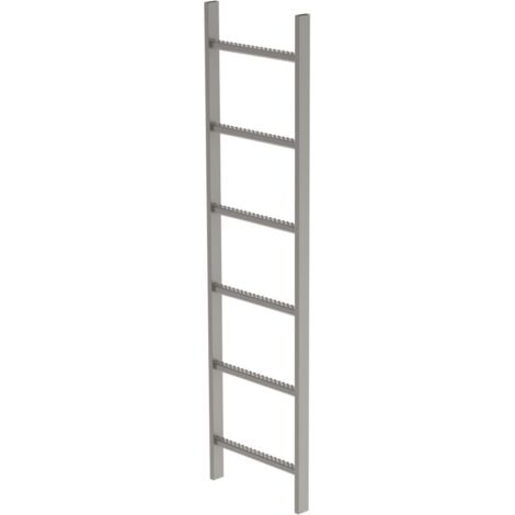 Günzburger Steigtechnik Schachtleiter Edelstahl V4A 400 mm lichte Weite 6 Sprossen - 063006