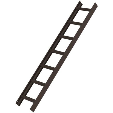 Günzburger Steigtechnik Dachleiter braun 7 Sprossen - 011116