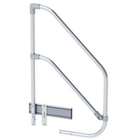 MUNK seitliches Geländer einseitig für 5 Stufen (1/5)