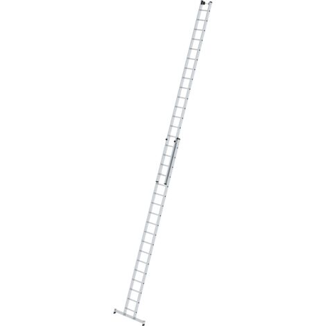 MUNK Schiebeleiter mit nivello-Traverse 2x18 Sprossen (1/4)