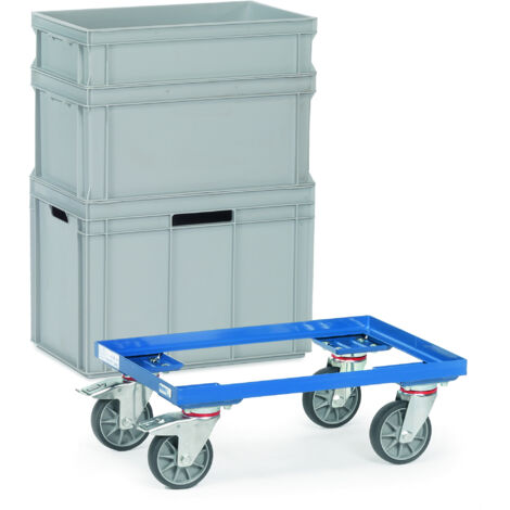 Fetra Eurokasten-Roller offener Rahmen für 800x600 mm Eurokästen (1/2)