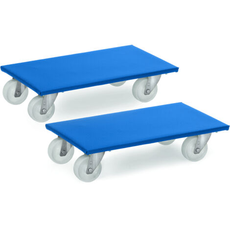 Fetra Möbelroller 2er-Set Polyamidräder 500kg Tragkraft (1/2)
