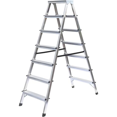 MUNK Doppelleiter 2x7 Stufen (1/3)