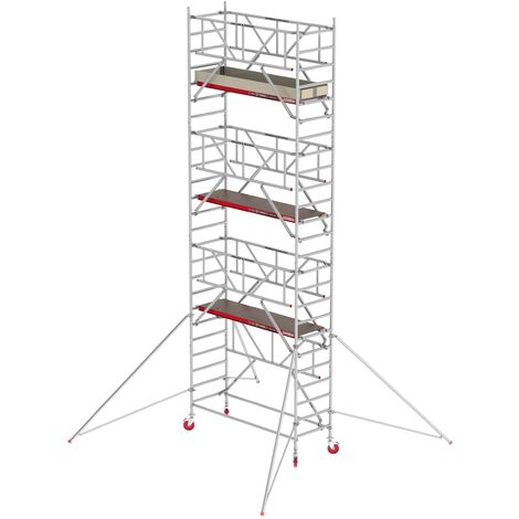 Altrex Fahrger St Rs Tower Plus Aluminium Mit Safe Quick Und Holz